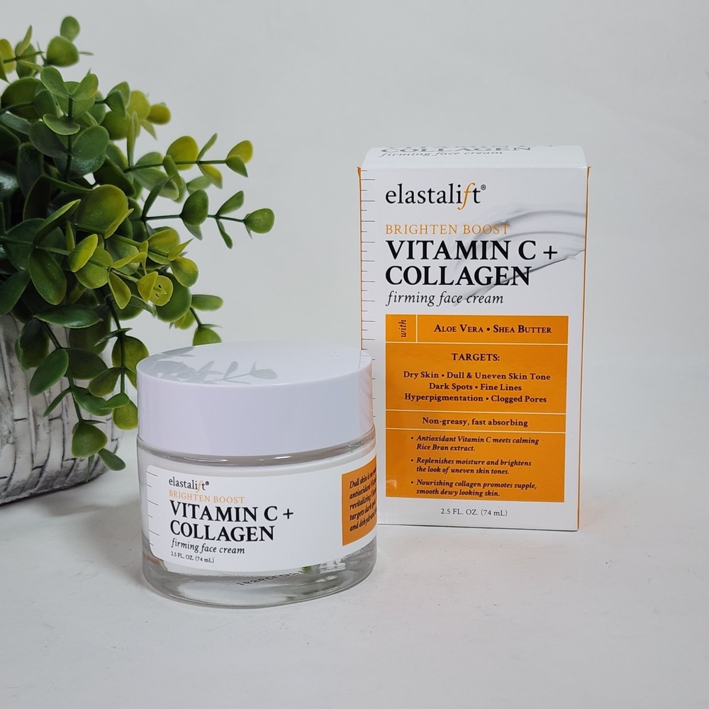 Elastalift Vitamin C + Collagen Firming Face Cream 2.5 fl oz ~ Brighten Boost